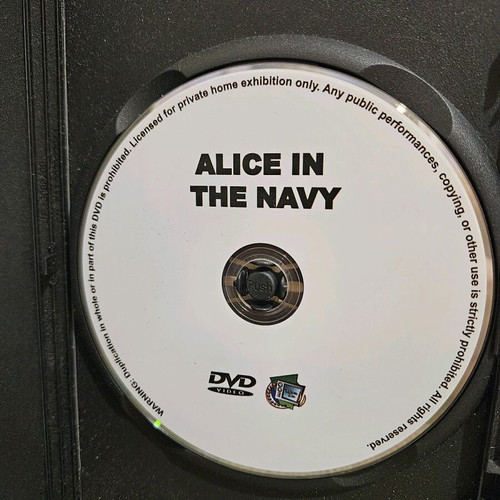 Alice In the Navy DVD used, comedy, dubbed