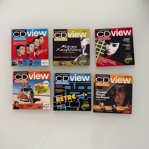 CDview multimedia magazine pack of 6 issues like new, 2005