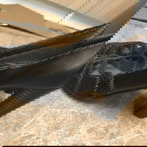 Γόβες Senza Marca μεταχειρισμένες, μαύρες, γνήσιο δέρμα, μέγεθος 38