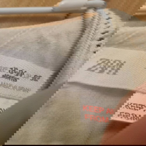 Φόρεμα Zara 18-24 μηνών σαν καινούργιο με λουλούδια και vintage γιακά