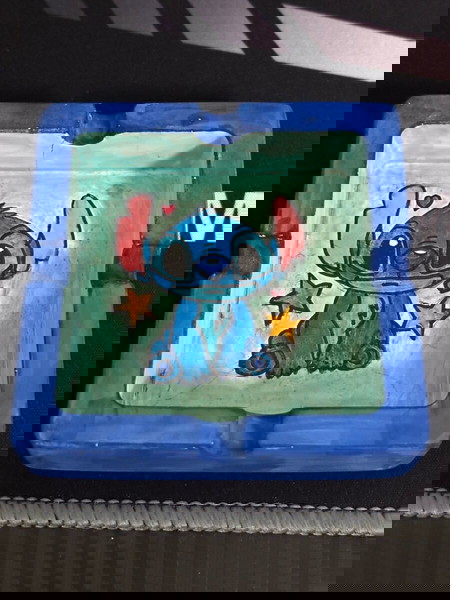 Χειροποίητο τασάκι Stitch Disney