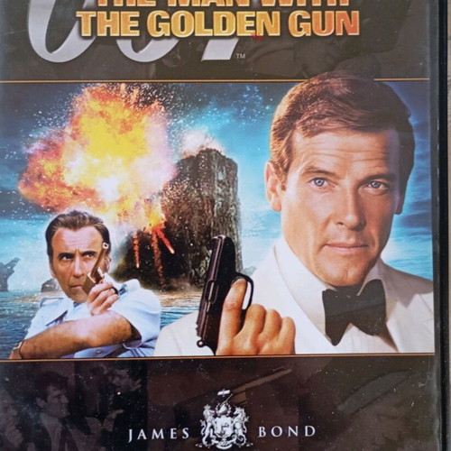 DVD The Man With The Golden Gun like new, dubbed