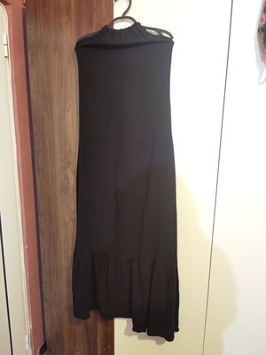 Black long dress like new, soft and light fabric