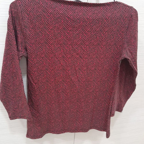 Burgundy elastic blouse Marks & Spencer used, size 36