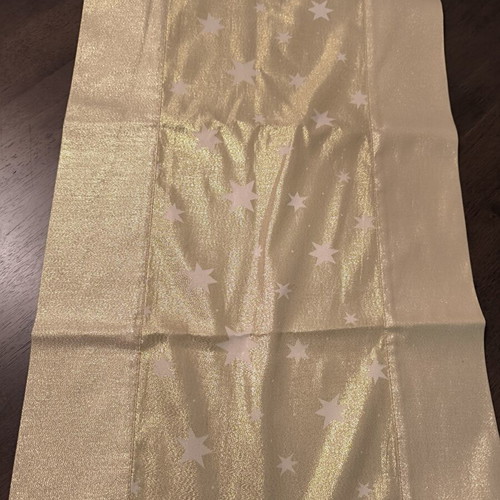 Runner gold color double-sided with star pattern new