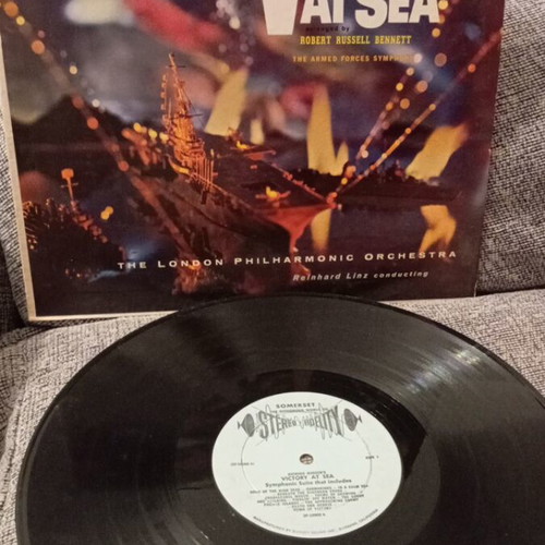Victory at Sea vinyl record used by The London Philharmonic Orchestra