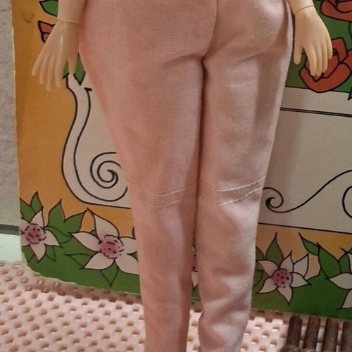 Rare Roller Period pink pale doll trousers