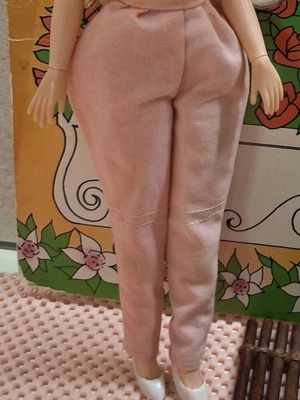 Rare Roller Period pink pale doll trousers