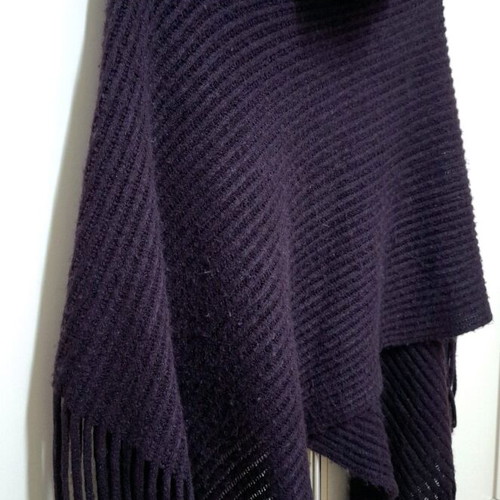 Fullah Sugah asymmetric turtleneck collar used, purple