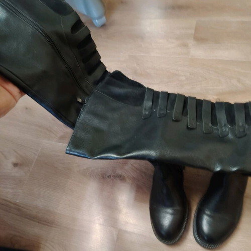 Women's boots new natural leather size 39