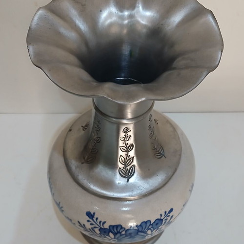 Vintage Delft XL Vase in Like New Condition