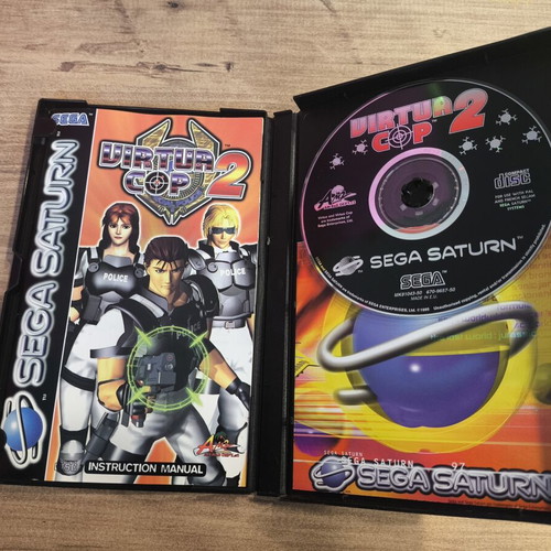 Virtua Cop 2 Sega Saturn game used, English version