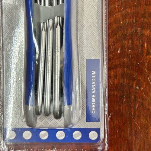 Torx key set new