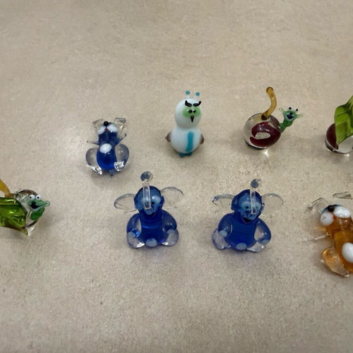 Murano miniatures like new, set of 8 pieces