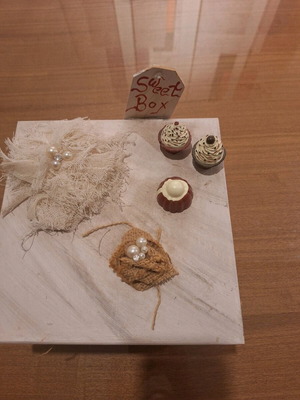 Handmade decorative Sweet Box new, rustic style