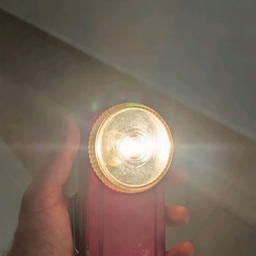 Antique flashlight like new, metal, made in France