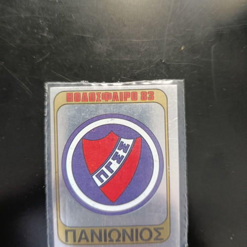 Panini Football 83 sticker, Panionios badge