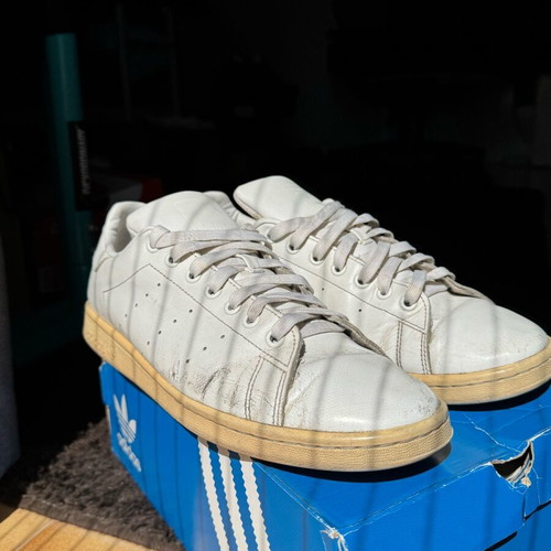Adidas Stan Smith white leather sneakers size 45