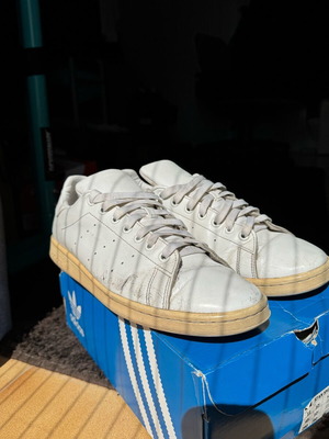 Adidas Stan Smith white leather sneakers size 45
