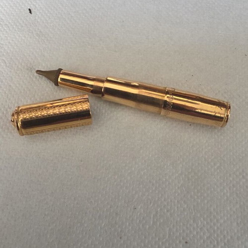 Writescope telescope UNIC goldfilled vintage pen 1950s-1960s