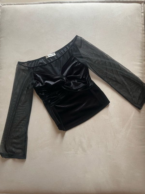 Black blouse new, one size fits small and medium