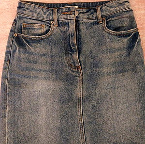 Φούστα τζιν ανοιχτό γυναικεια denim Kookai νούμερο 35
