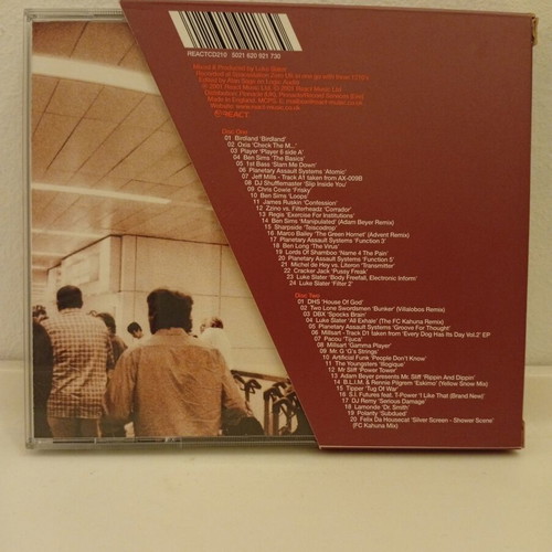 Luke Slater Fear And Loathing 2x CD used, electronic techno
