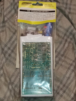 Smart Kit No.1056 stabilized adjustable power supply 8~20Vdc/8A new
