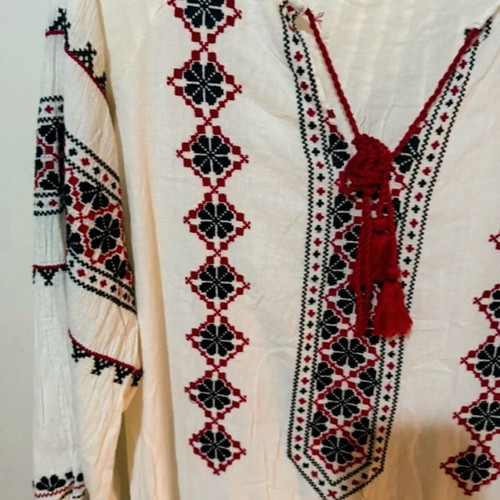 Star Mela Boho embroidered dress tunic 100% cotton like new M/L