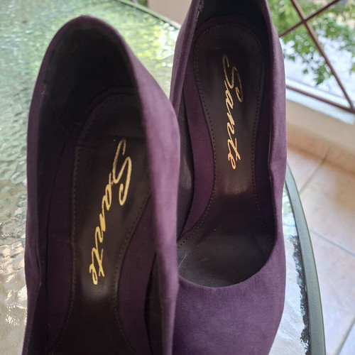 Sante purple pumps 12cm like new, size 36