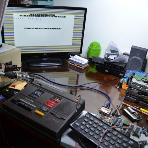 Sinclair ZX Spectrum 48K Tasword Two cassette used, text processor