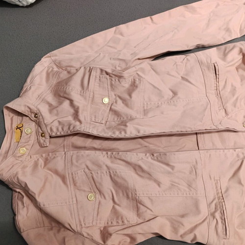 Spring jacket used, pink, size S to M, fabric