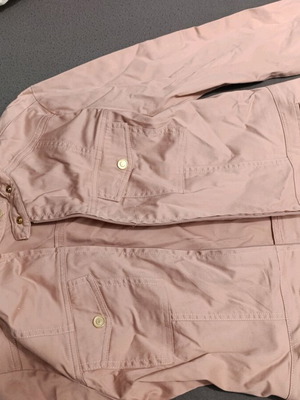 Spring jacket used, pink, size S to M, fabric