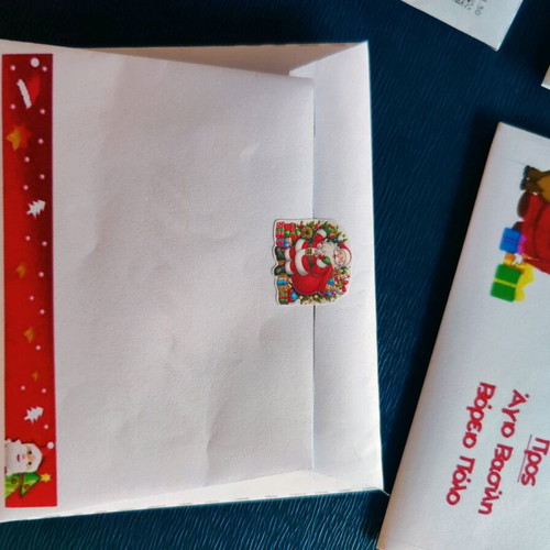 Christmas envelopes set of 4 new for letter to Santa Claus