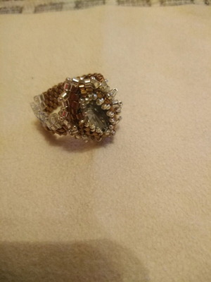 Handmade ring like new, impressive design