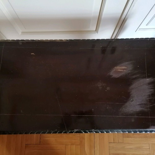 Wooden vintage coffee table used from 1950