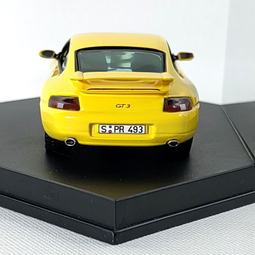 Porsche 996 911 C2 3.6 GT3 1998 Yellow Diecast Model New