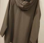 Thin khaki jacket with hood like new