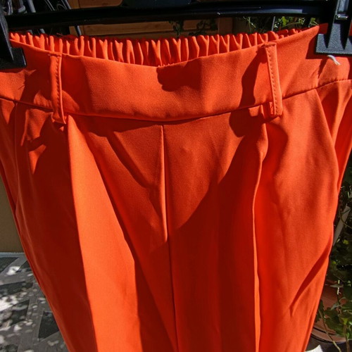Suit set unused, orange, size S/M, made in Italy
