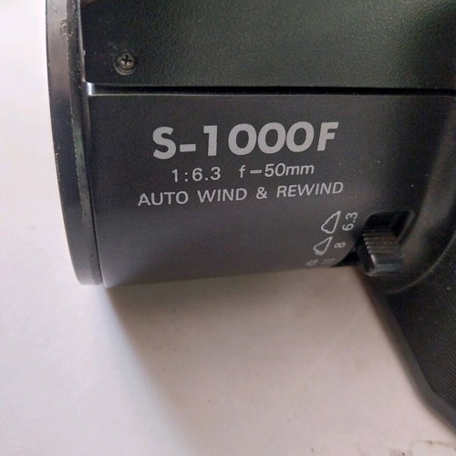 Canon S-1000F analog camera used