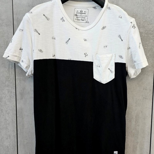 Edward Jeans men's T-shirt Medium color-block like new