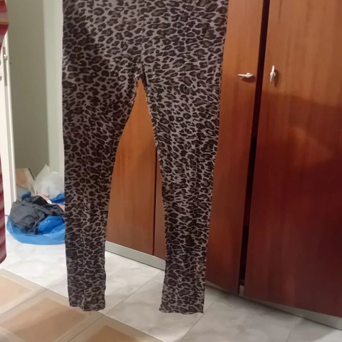 Leggings like new, brown, size L