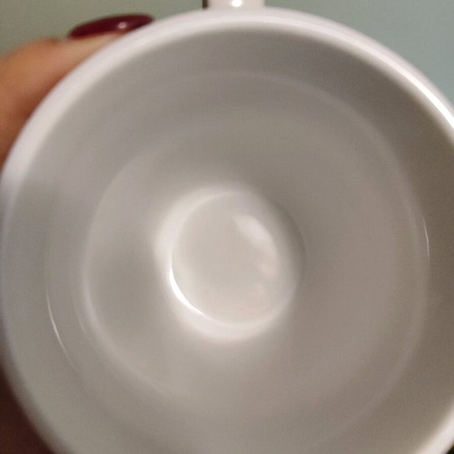 Christmas porcelain mug used with trees