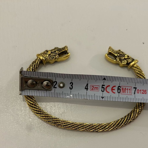 Viking Gold Bracelet καινούργιο, χρυσαφί