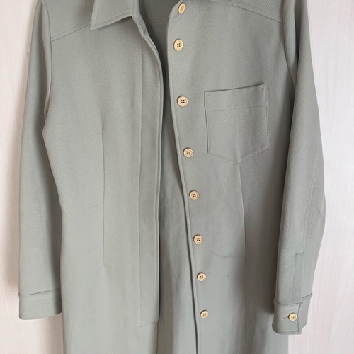Women's spring trench coat like new, gray, size M