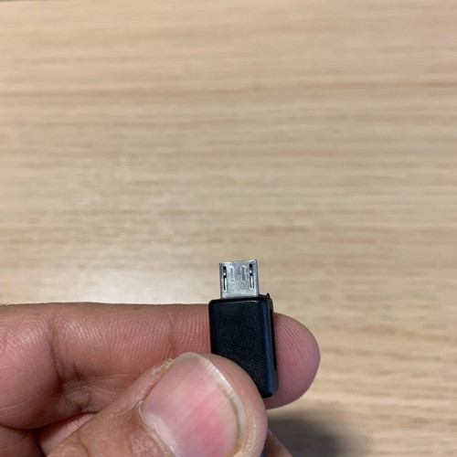 DC adapter used with micro-USB