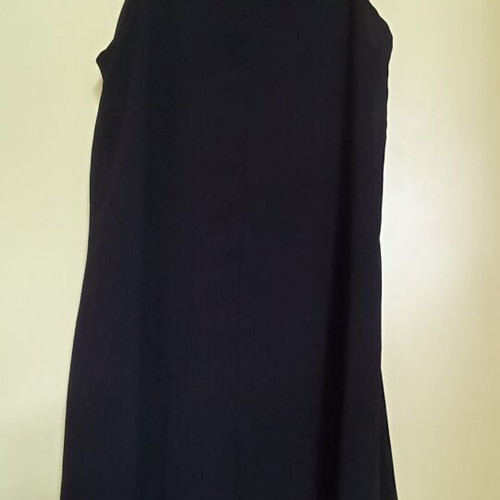 Zuiki black dress like new with double transparency and off-shoulder size M