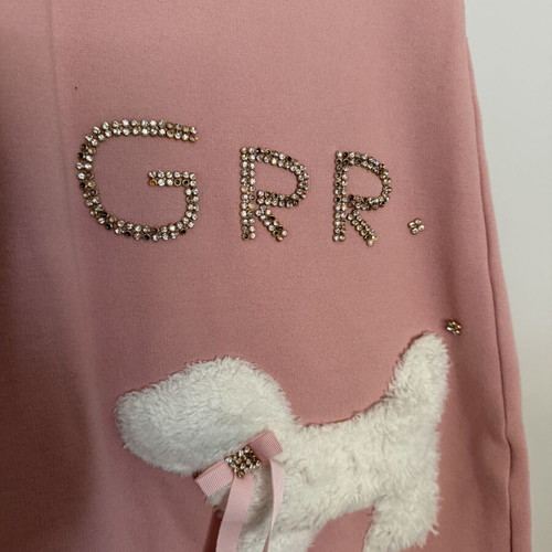 Blouse dress used, one size, white and pink