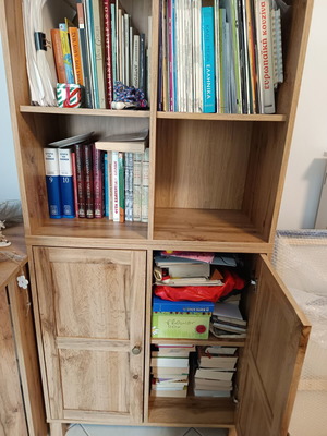 JYSK two-piece bookcase