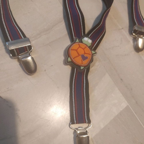 Suspenders used with turtle design, length 65 cm